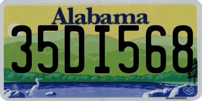 AL license plate 35DI568