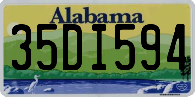 AL license plate 35DI594