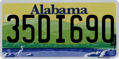 AL license plate 35DI690