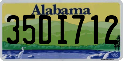 AL license plate 35DI712