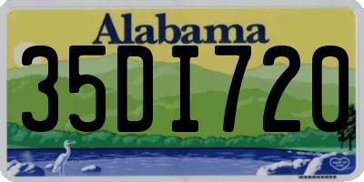 AL license plate 35DI720