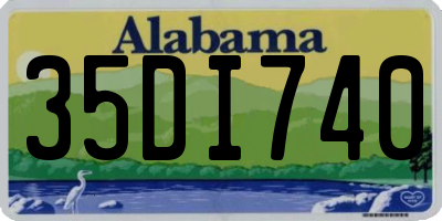 AL license plate 35DI740