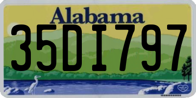 AL license plate 35DI797