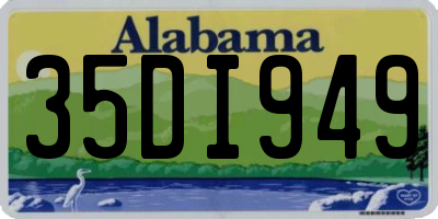 AL license plate 35DI949