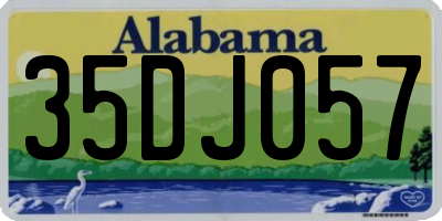 AL license plate 35DJ057