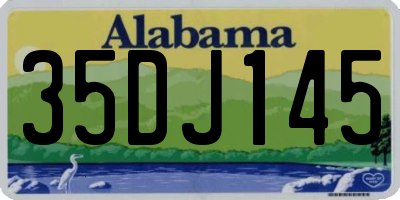 AL license plate 35DJ145