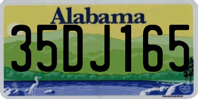 AL license plate 35DJ165