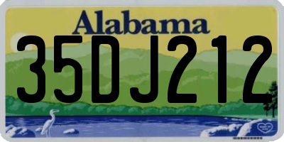 AL license plate 35DJ212