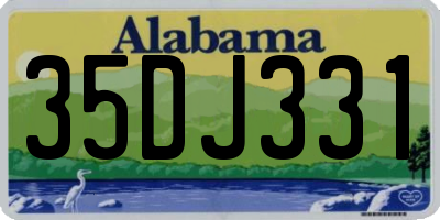 AL license plate 35DJ331