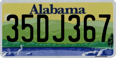 AL license plate 35DJ367