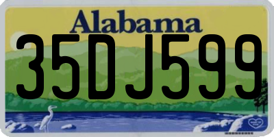 AL license plate 35DJ599
