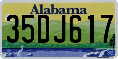 AL license plate 35DJ617