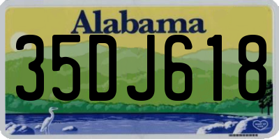AL license plate 35DJ618