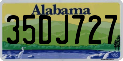AL license plate 35DJ727