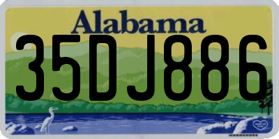 AL license plate 35DJ886