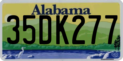 AL license plate 35DK277