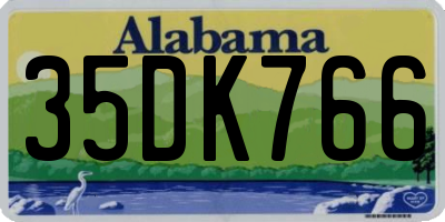 AL license plate 35DK766