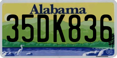 AL license plate 35DK836