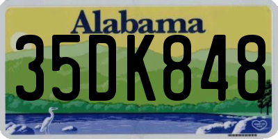 AL license plate 35DK848