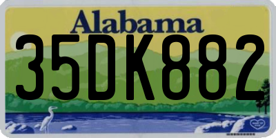 AL license plate 35DK882