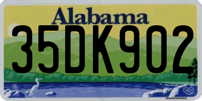 AL license plate 35DK902