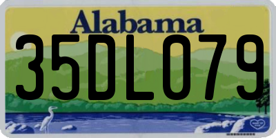 AL license plate 35DL079