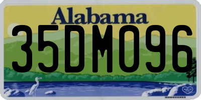 AL license plate 35DM096