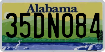AL license plate 35DN084