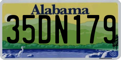 AL license plate 35DN179