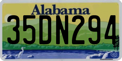 AL license plate 35DN294