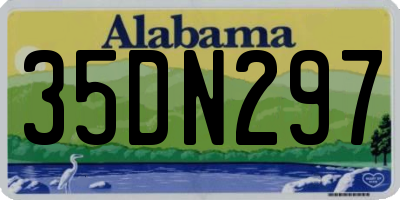 AL license plate 35DN297