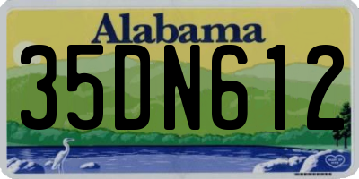 AL license plate 35DN612