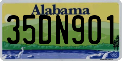 AL license plate 35DN901