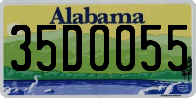 AL license plate 35DO055