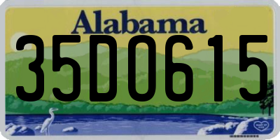 AL license plate 35DO615