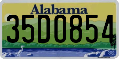 AL license plate 35DO854