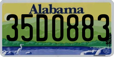 AL license plate 35DO883