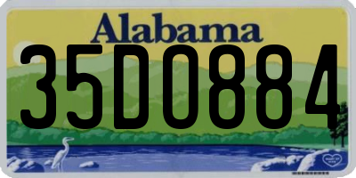 AL license plate 35DO884