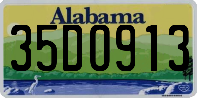 AL license plate 35DO913