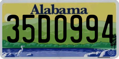 AL license plate 35DO994