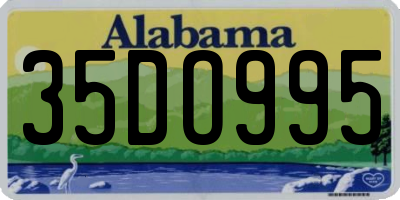 AL license plate 35DO995