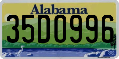 AL license plate 35DO996