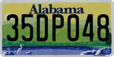 AL license plate 35DP048