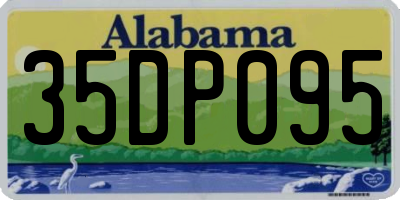 AL license plate 35DP095
