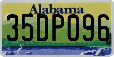AL license plate 35DP096