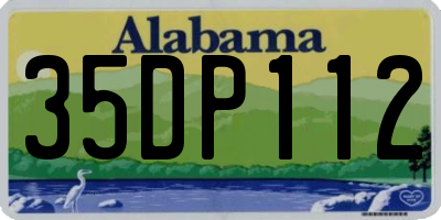 AL license plate 35DP112