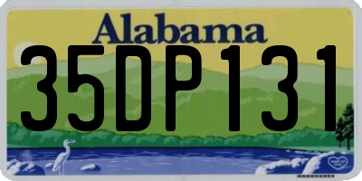 AL license plate 35DP131