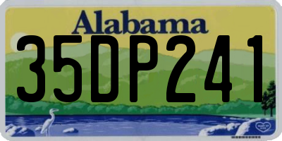 AL license plate 35DP241