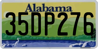 AL license plate 35DP276
