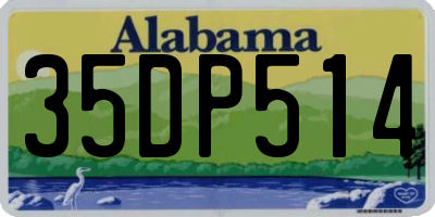 AL license plate 35DP514